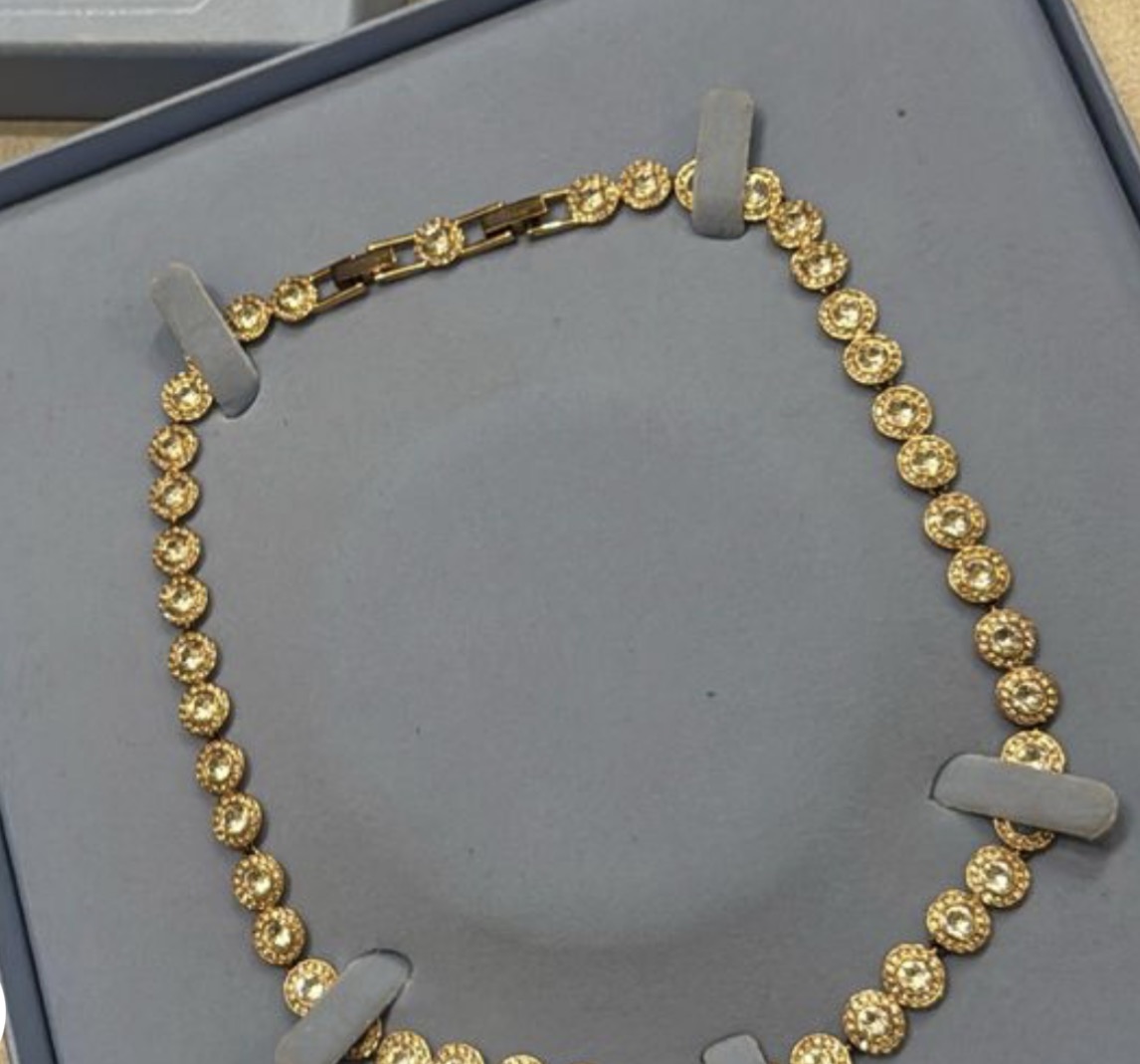 Colar angelic dourado